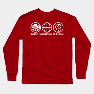 Hydra - World Domination - White Long Sleeve T-Shirt